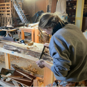 Rabot bois à l'ancienne étudiants tramayes boisselerie jason ribes 2026